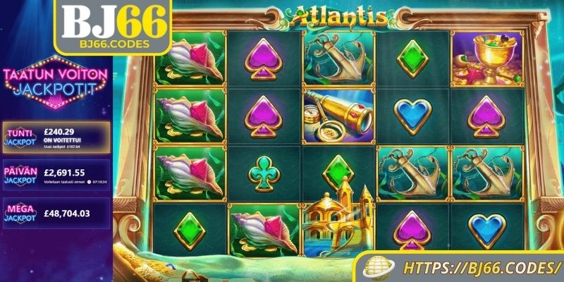 Giới thiệu về tựa game nổ hũ Atlantis BJ66 
