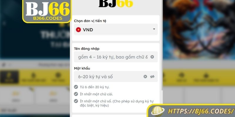 Từng bước đăng ký BJ66 đơn giản và nhanh chóng nhất
